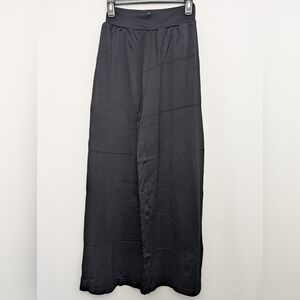 Elegant Athletic Wear By OQQ- Black Wide Leg Women's Pants